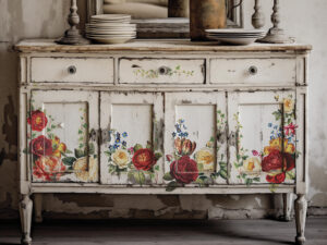 Collage de fleurs Transfer H2 Home Designs, Green Bay, Wisconsin IOD