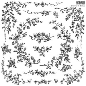 Brambles & Berries Stamp Iron Orchid designs H2 Home Designs Green Bay